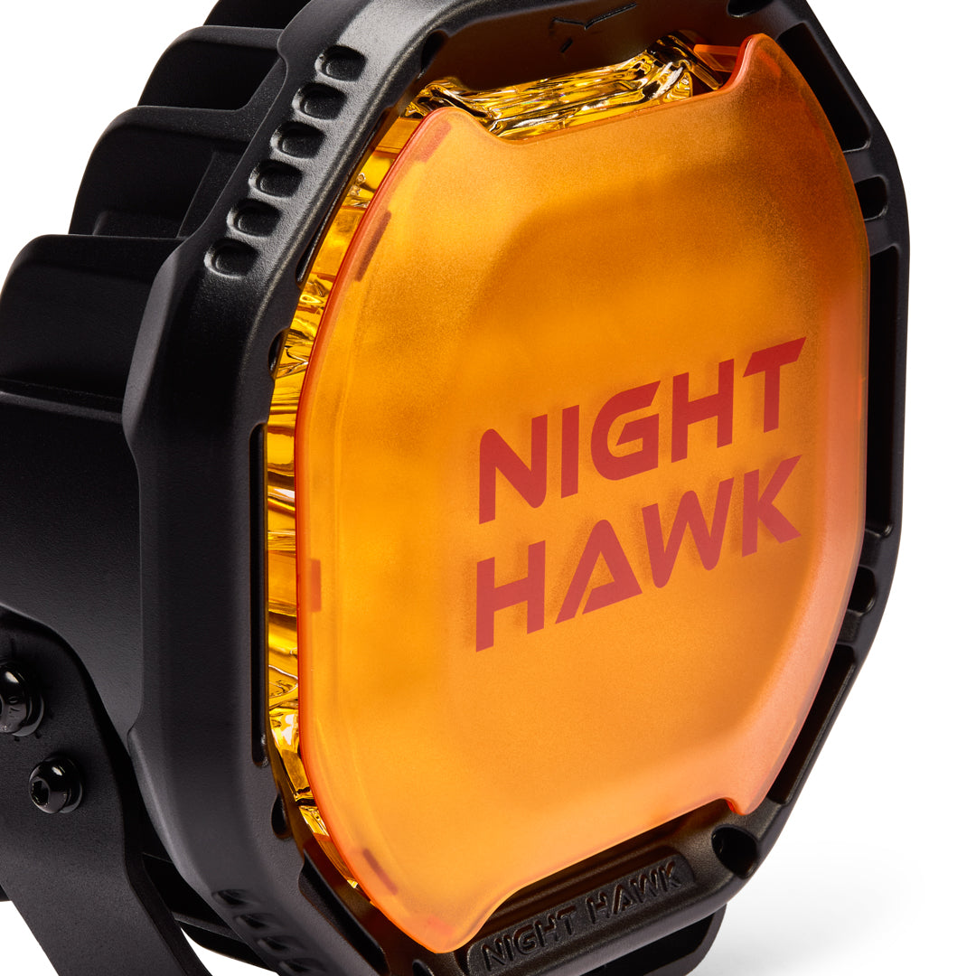 Night Hawk ADV 9" Frosted Amber Covers - TO SUIT NHA230 Lights