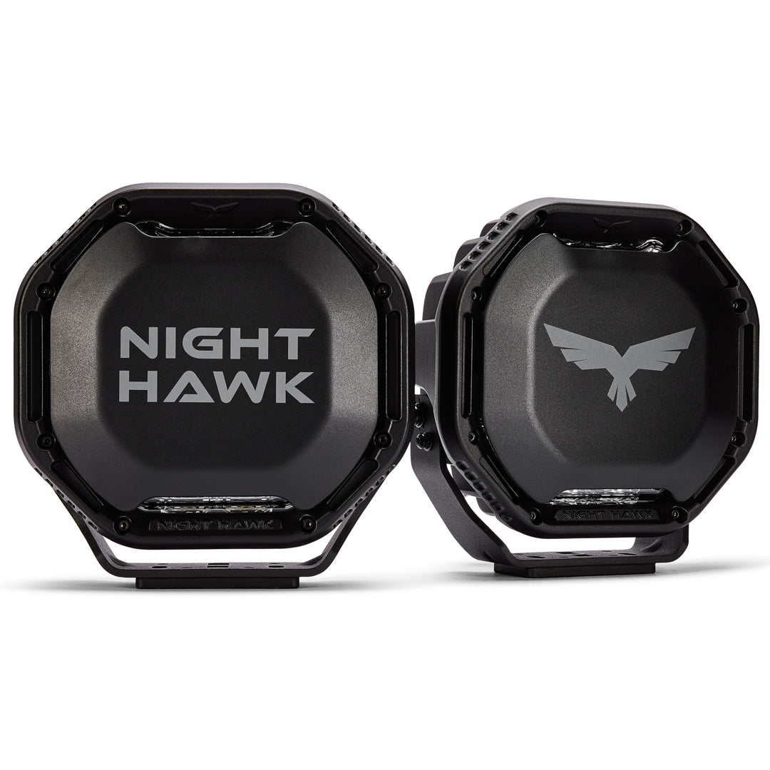 Night Hawk ADV 9" Black Covers - TO SUIT NHA230 Lights