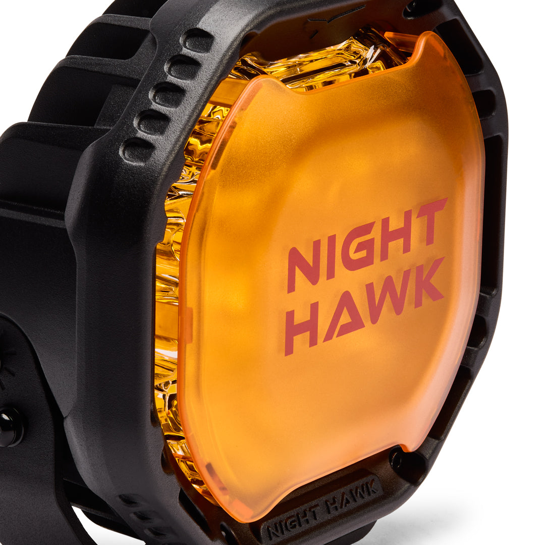 Night Hawk ADV 7" Frosted Amber Covers - TO SUIT NHA180 Lights