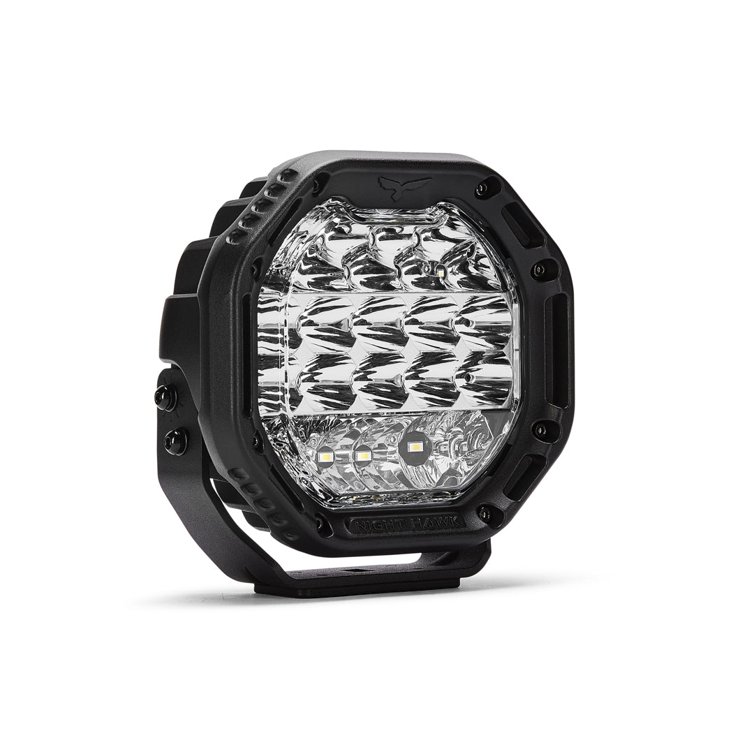 7" Night Hawk ADV Series - Driving Light SINGLE