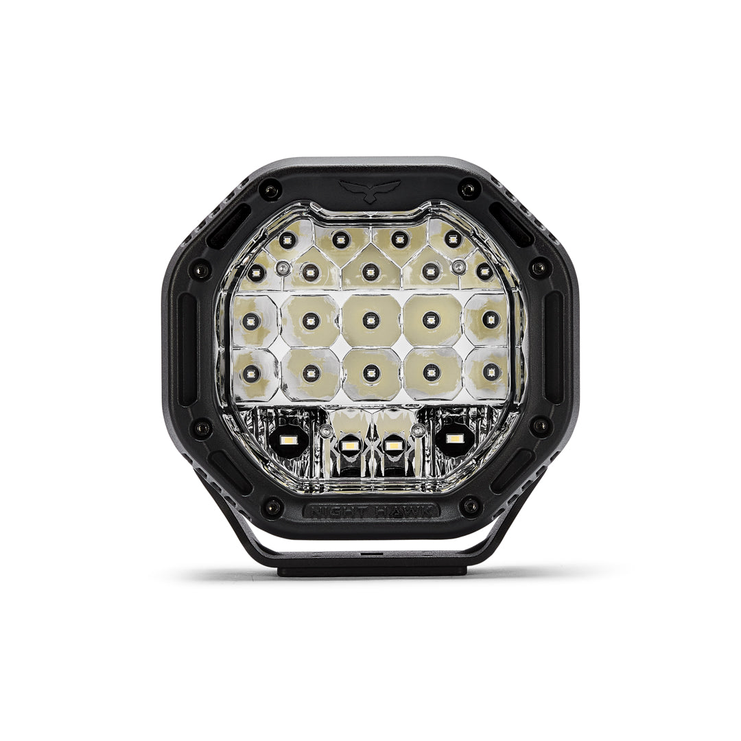 7" Night Hawk ADV Series - Driving Light SINGLE