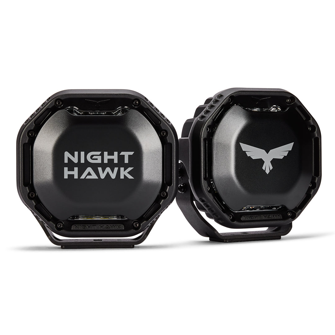 Night Hawk ADV 7" Black Covers - TO SUIT NHA180 Lights
