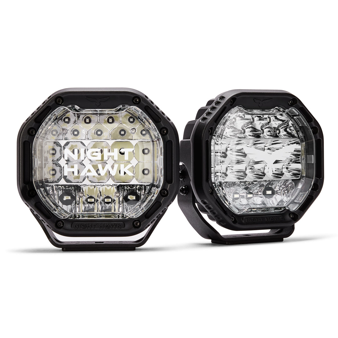 Night Hawk ADV 7" Clear Covers - TO SUIT NHA180 Lights