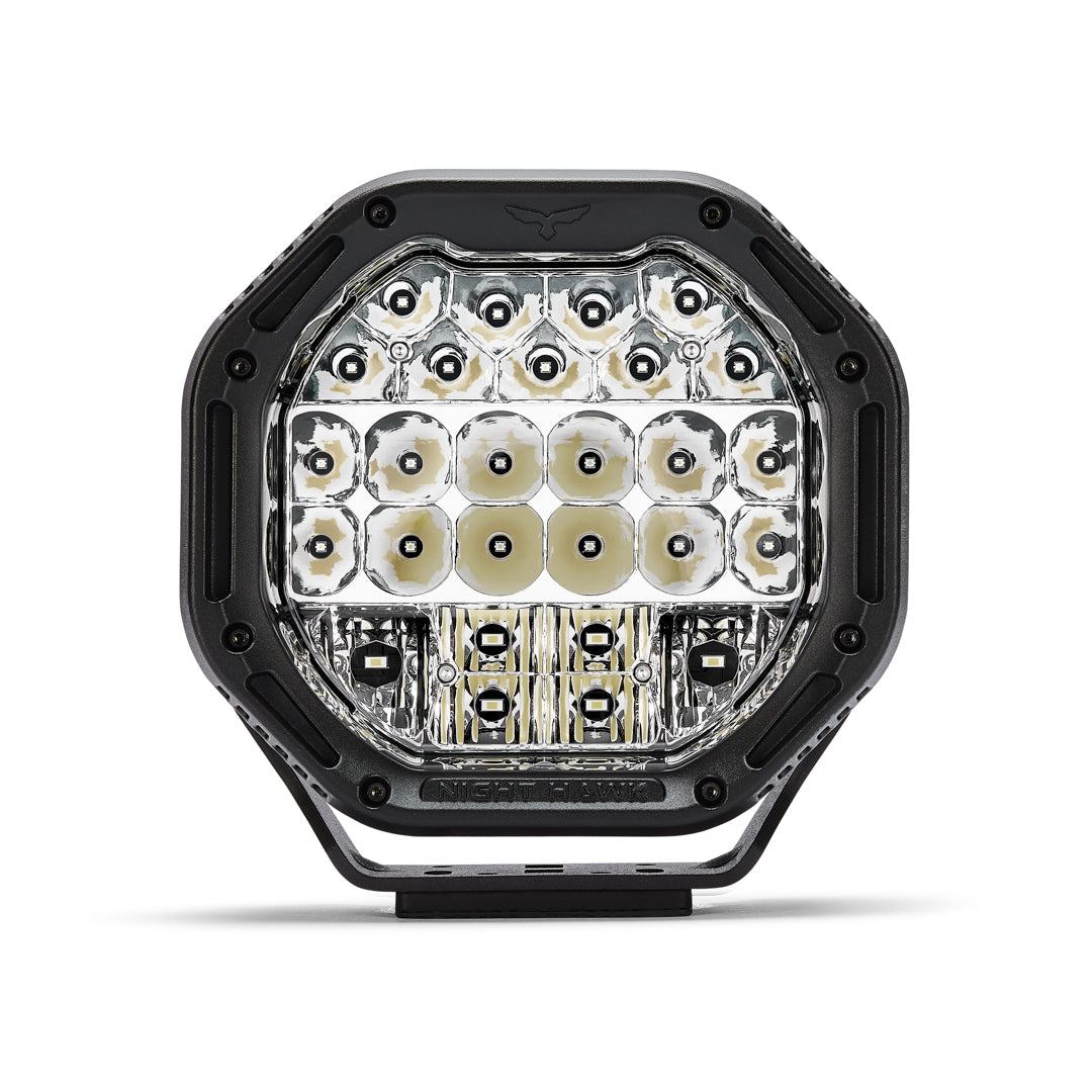 9" Night Hawk ADV Series - Driving Light SINGLE