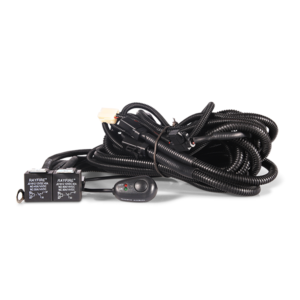Dual Output Driving Light Wiring Loom - 600W