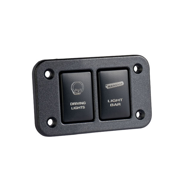 Switch Panel Universal 2X Switches – Bushranger 4x4 Gear