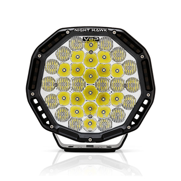 Night Hawk Variable Beam Pattern 9" Driving Light  Single Light