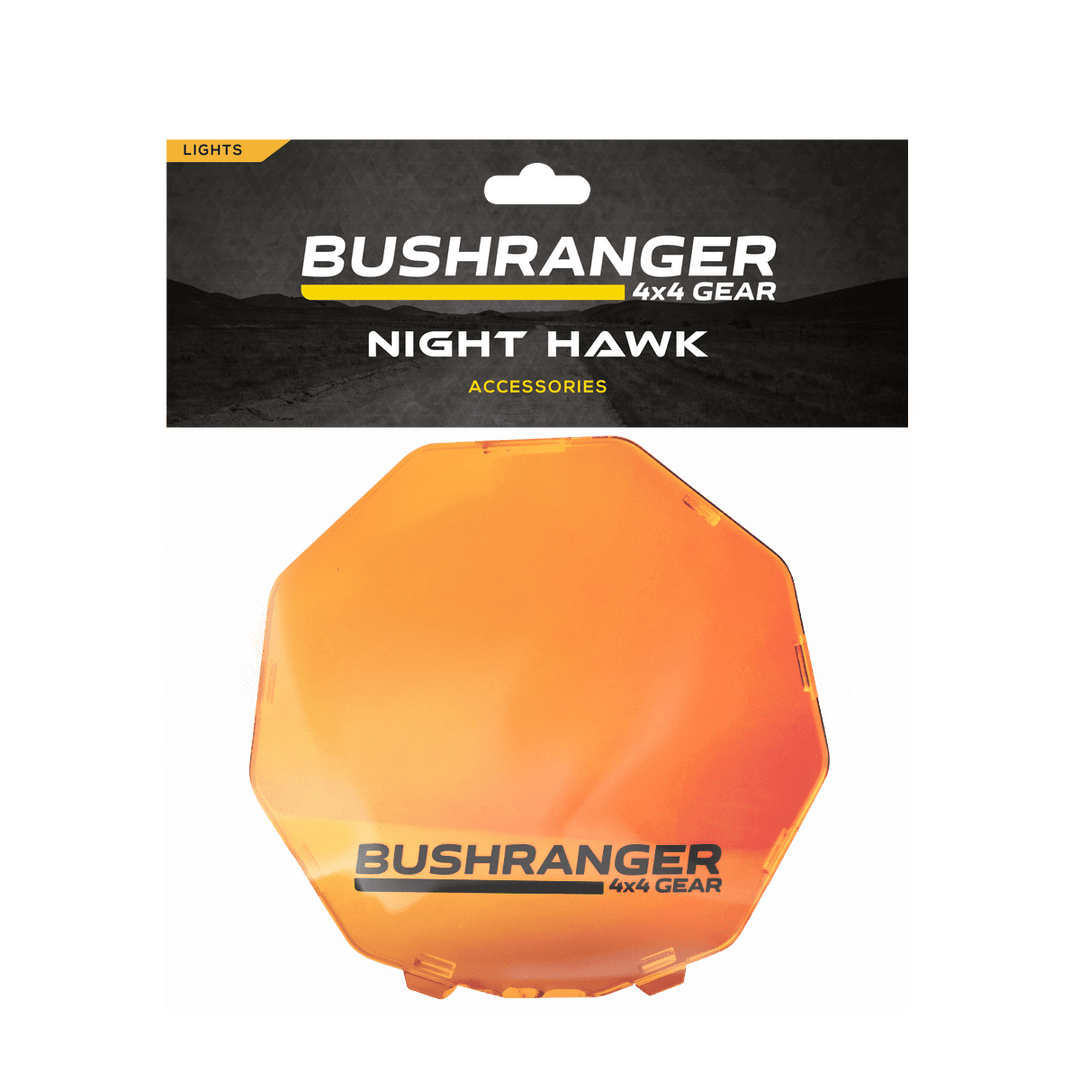 9" Amber Protective Cover - Spot Beam