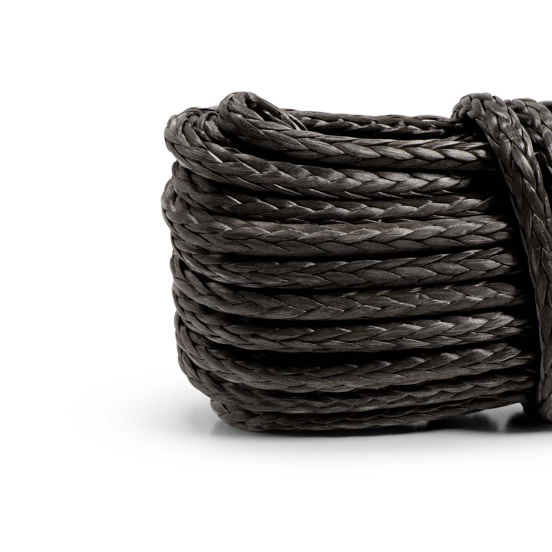 Branded Rope Replacement Synthetic Winch Rope - 10,000lb (COVERT Branded, Black ...
