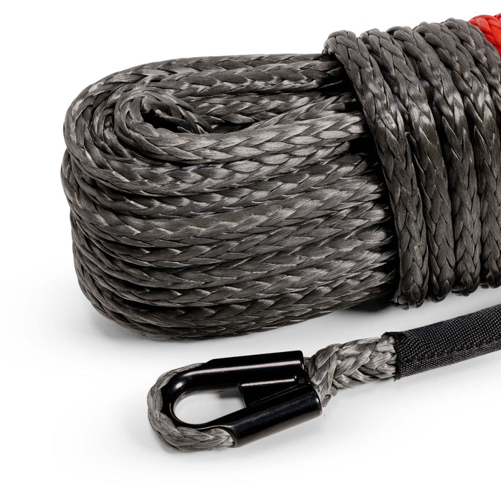 Replacement Synthetic Winch Rope - 10,000lb (COVERT Branded, Black)