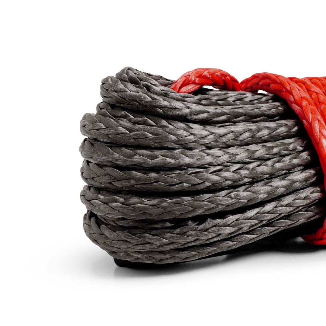 Replacement Synthetic Winch Rope - 12,000lb (COVERT Branded, Black)