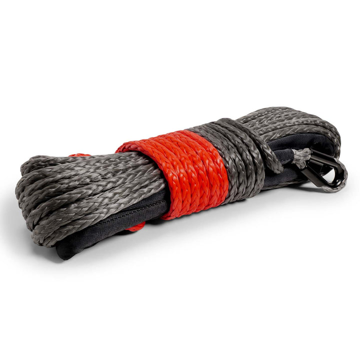 Replacement Synthetic Winch Rope - 12,000lb (COVERT Branded, Black)