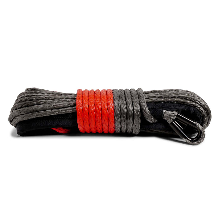 Replacement Synthetic Winch Rope - 12,000lb (COVERT Branded, Black)