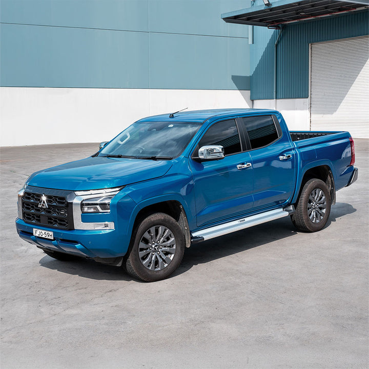 MY24 Mitsubishi Triton Silver Integra Side Steps