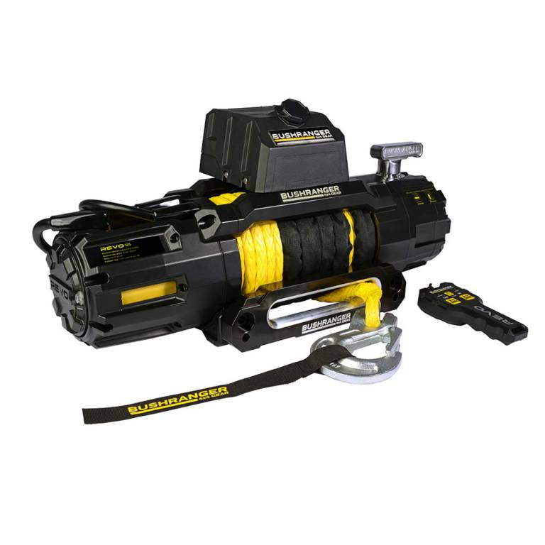 Revo Winch 12000lb Synthetic Bushranger 4x4 Gear